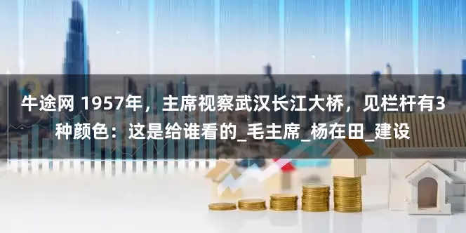 牛途网 1957年，主席视察武汉长江大桥，见栏杆有3种颜色：这是给谁看的_毛主席_杨在田_建设